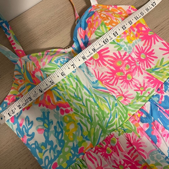 Lilly Pulitzer | Multi Lovers Coral Ardleigh Mini Dress Size 4 Easter Vacation - Picture 7 of 9